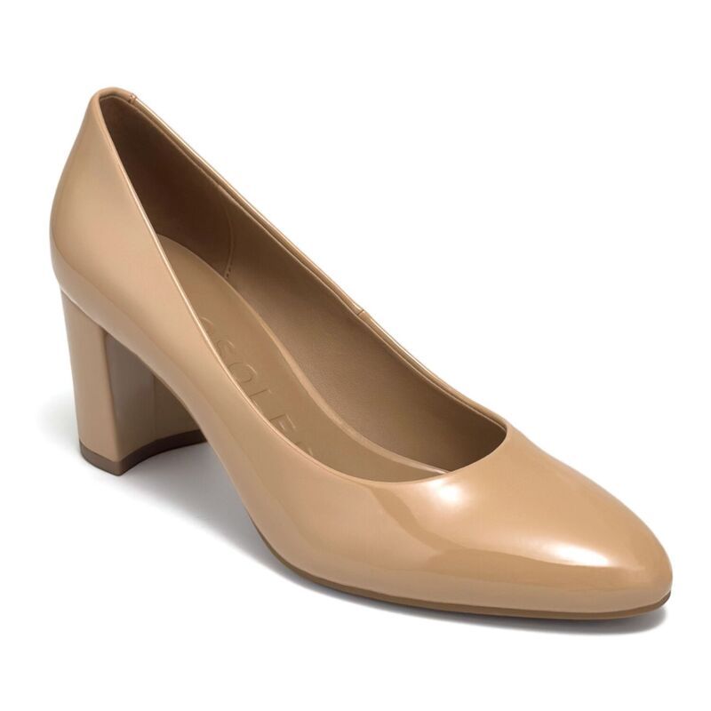 エアロソールズ レディース シューズ パンプス レザー Aerosoles Betsy Womens Leather Dress Pumps Beige Bisque ベージュ