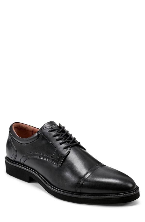 ロックポート メンズ シューズ ダービー キャップ Rockport Findlay Cap Toe Derby Black ブラック