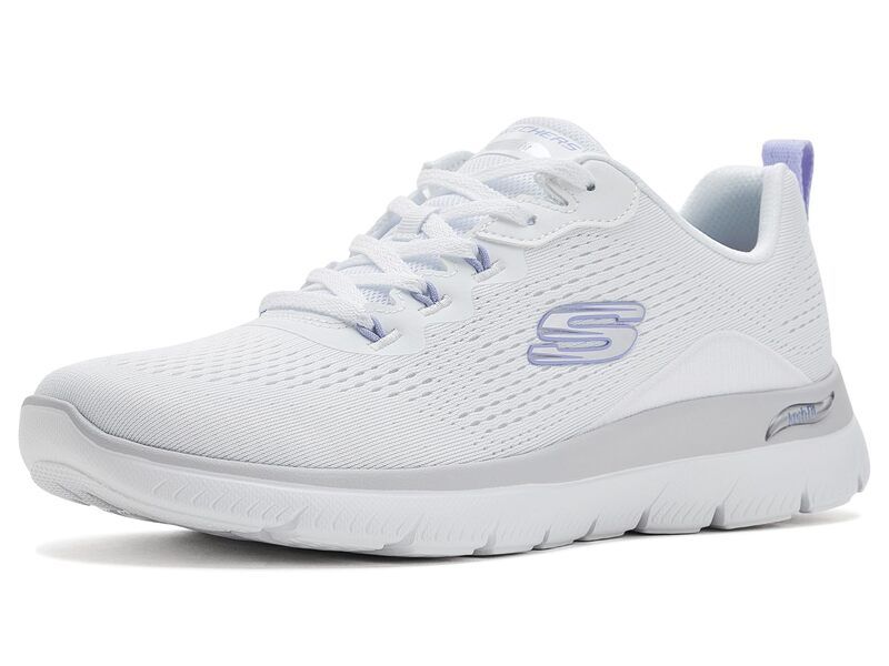 スケッチャーズ レディース シューズ スニーカー SKECHERS Arch Fit Summits WhiteLavender ホワイト