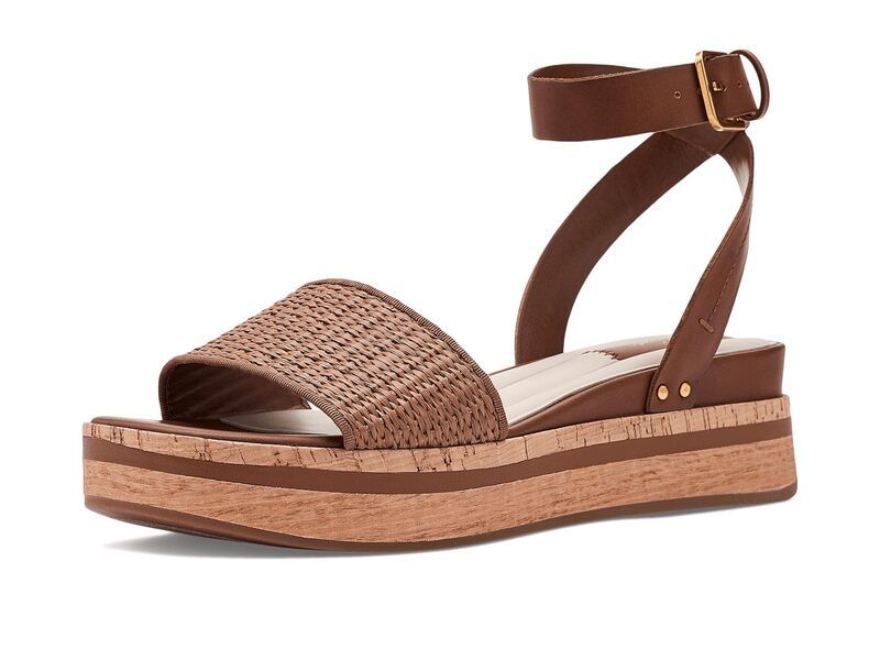 フランコサルト レディース シューズ サンダル Franco Sarto LHava2 Strappy Sandals Fawn Brown Wove ブラウン
