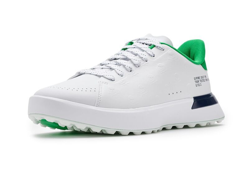 ジーフォア メンズ シューズ スニーカー Tシャツ GFORE G112 Embossed Skull And Tees Hybrid Golf ShoesnowClover