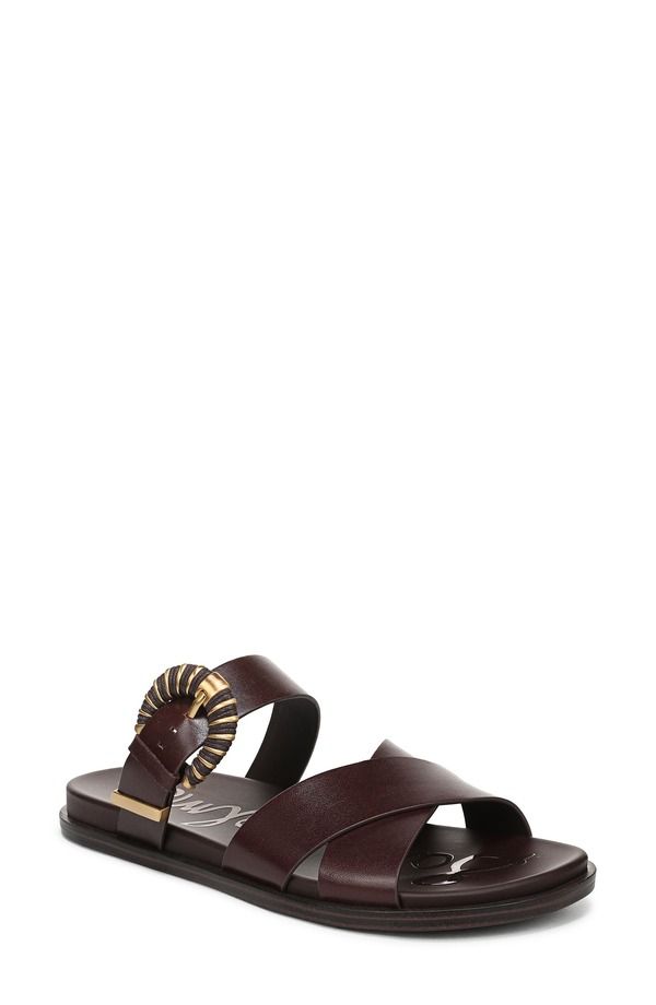 サムエデルマン レディース シューズ サンダル Sam Edelman Lucy Buckle Strap Sandal Maronne Brown ブラウン 29,770円