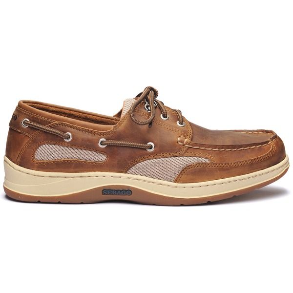 セバゴ メンズ シューズ スリッポン・ローファー Sebago Clovehitch Ii Fgl Waxed Boat Shoes Brown Cinnamon ブラウン