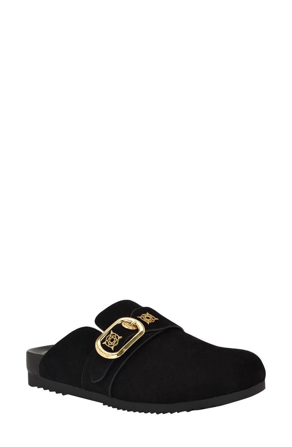 ゲス レディース シューズ サンダル GUESS Galavanta Clog Black ブラック