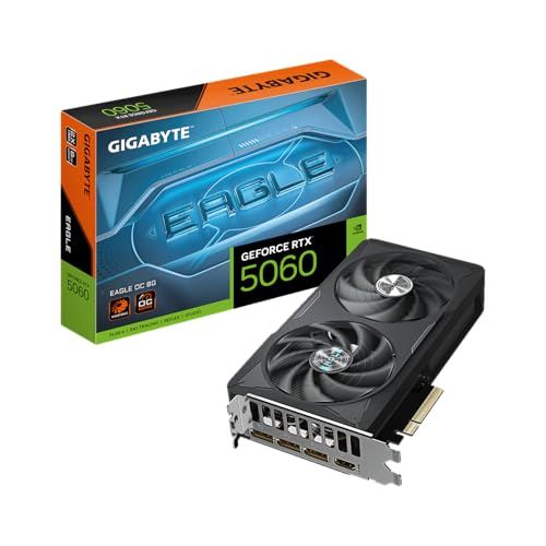 【新品】GIGABYTE NVIDIA Geforce RTX5060 搭載 グラフィックボード GDDR7 8GB ギガバイト 【国内正規代理店品】 GV-N5060EAGLE OC-8GD 781ee774