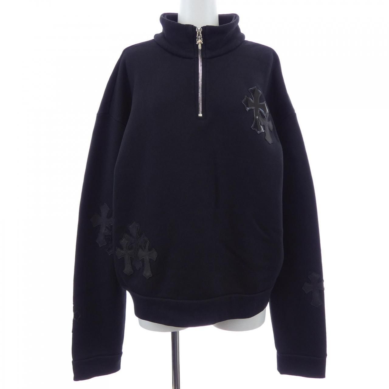 クロムハーツ CHROME HEARTS ハラコレザークロスパッチ 417192999******646 スウェット