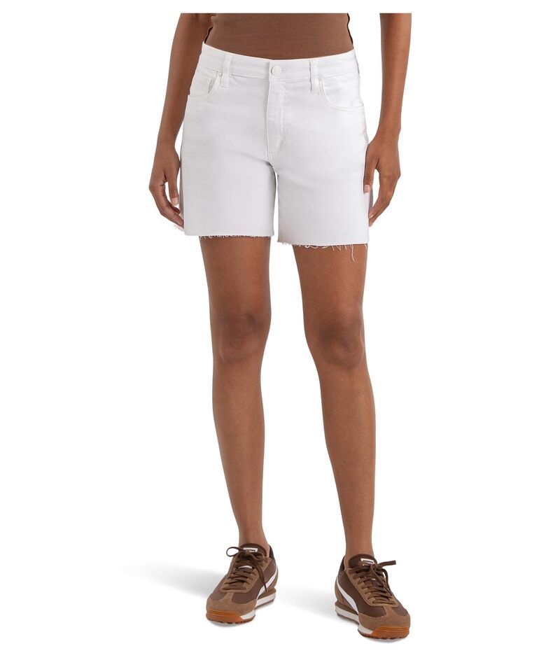 カットフロムザクロス レディース ボトムス ハーフパンツ・ショーツ ショートパンツ KUT from the Klothailey HighRise Shorts with Raw Hem Optic
