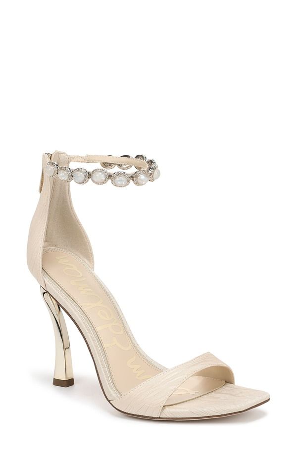 サムエデルマン レディース シューズ サンダル アンクル Sam Edelman Lyrankle Strap Sandal Vanilla Bean