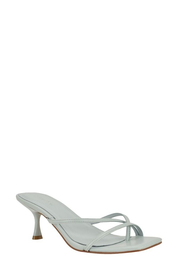 カルバンクライン レディース シューズ ヒール サンダル Calvin Klein Axella Toe Loop Sandalight Green グリーン