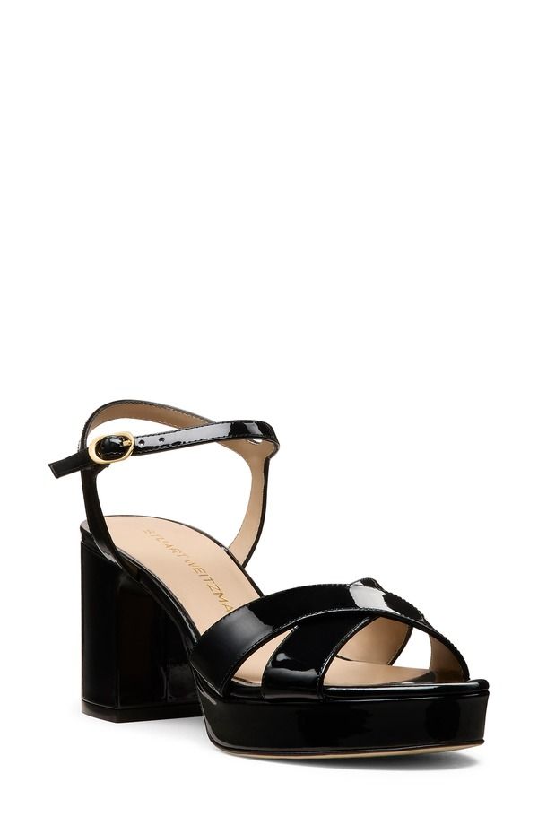 スチュアート ワイツマン レディース シューズ サンダル プラットフォーム Stuart Weitzman Dayna Platform 80 Sandal Black ブラック