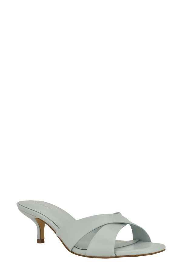 カルバンクライン レディース シューズ ヒール サンダル Calvin Klein Skylor Slide Sandalight Blue ブルー