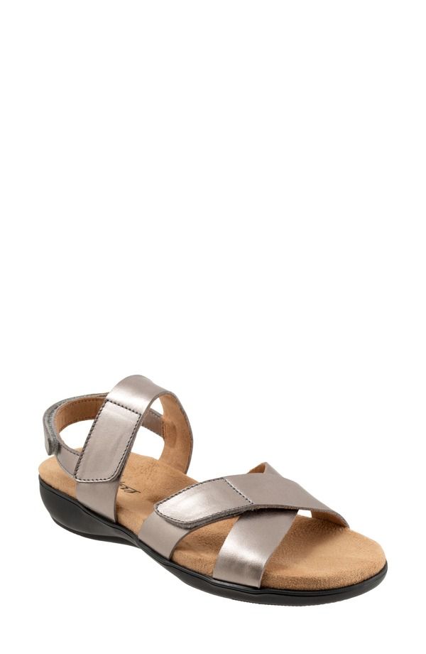 トロッターズ レディース シューズ サンダル Trotters River Slingback Sandal Pewter ピューター