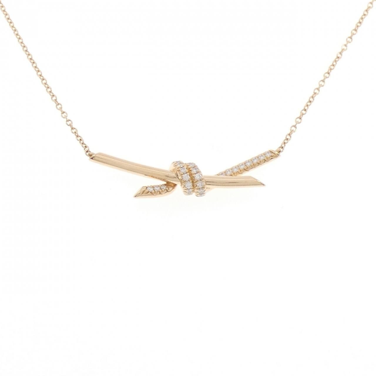 ティファニー ノット ネックレス 0.25CT