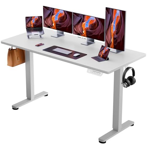 R◆ErGear 電動 オフィスワークテーブル 昇降式デスク スタンディングデスク 幅160cm 耐荷重80kg 高さメモリー機能 上下自動昇降 静音 収納フック付き 作業机 テレワーク 【幅160 x 奥行き70 x 高さ72-118cm】 be76b6d3