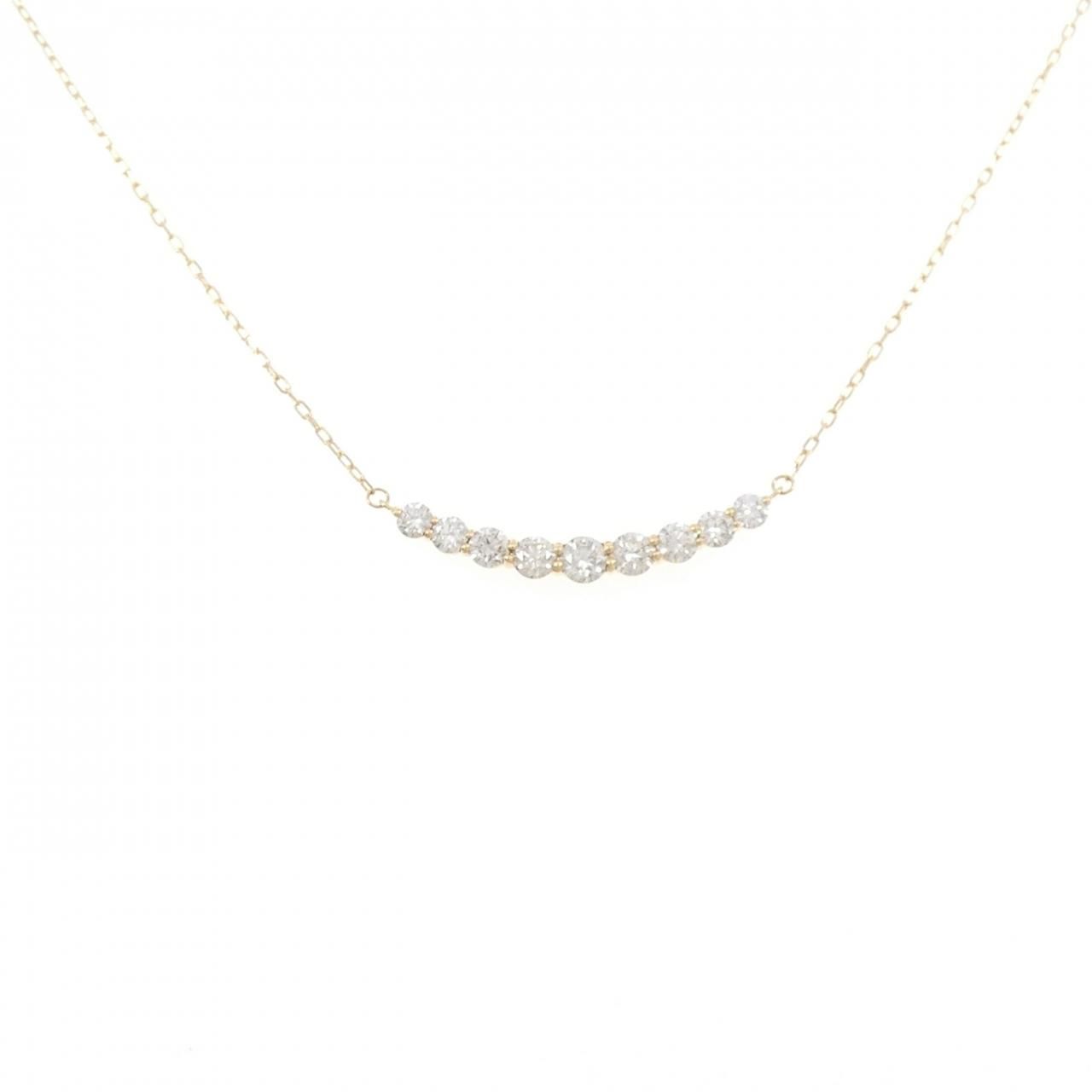 K18YG ダイヤモンド ネックレス 1.00CT