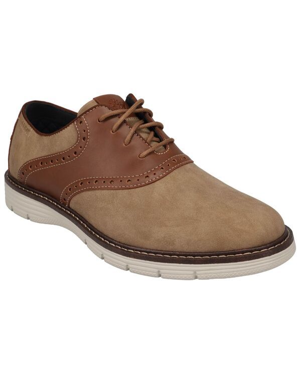 ドッカーズ メンズ シューズ オックスフォード レース Dockers Mens Egan Casual Saddle LaceUp Oxfords Taupe Dark Tan タン