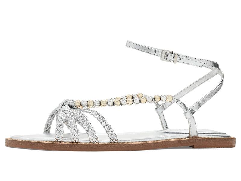 シュッツ レディース シューズ サンダル Schutz Adele Glam Flat Silver シルバー