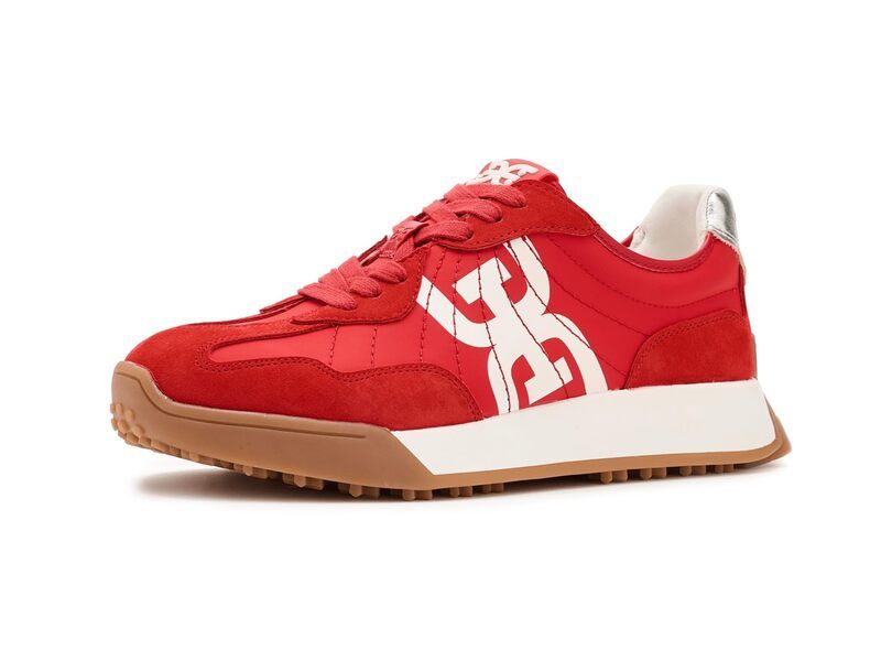 サムエデルマン レディース シューズ スニーカー Sam Edelman Langleyretro Sport RedWhite ホワイト