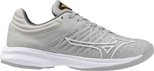 ミズノ レディース シューズ スニーカー Mizuno Womens Pro FP Turf Softball Cleats Grey グレー