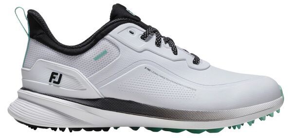 フットジョイ メンズ シューズ スニーカー FootJoy Mens ProSL Spikeless Golf Shoes WhiteSea GlassBlack ホワイト