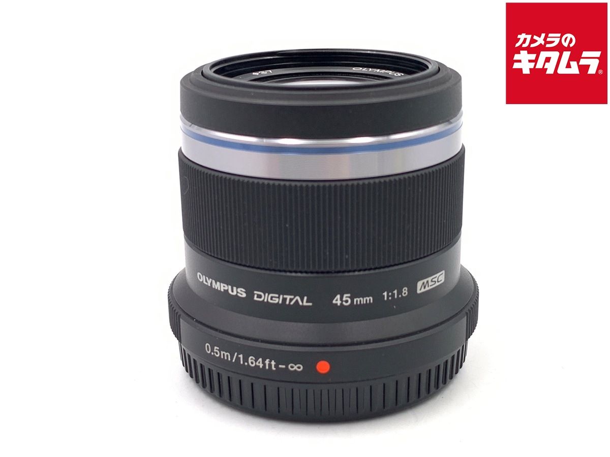 【中古】 【良品】 オリンパス M.ZUIKO DIGITAL 45mm F1.8 ブラック