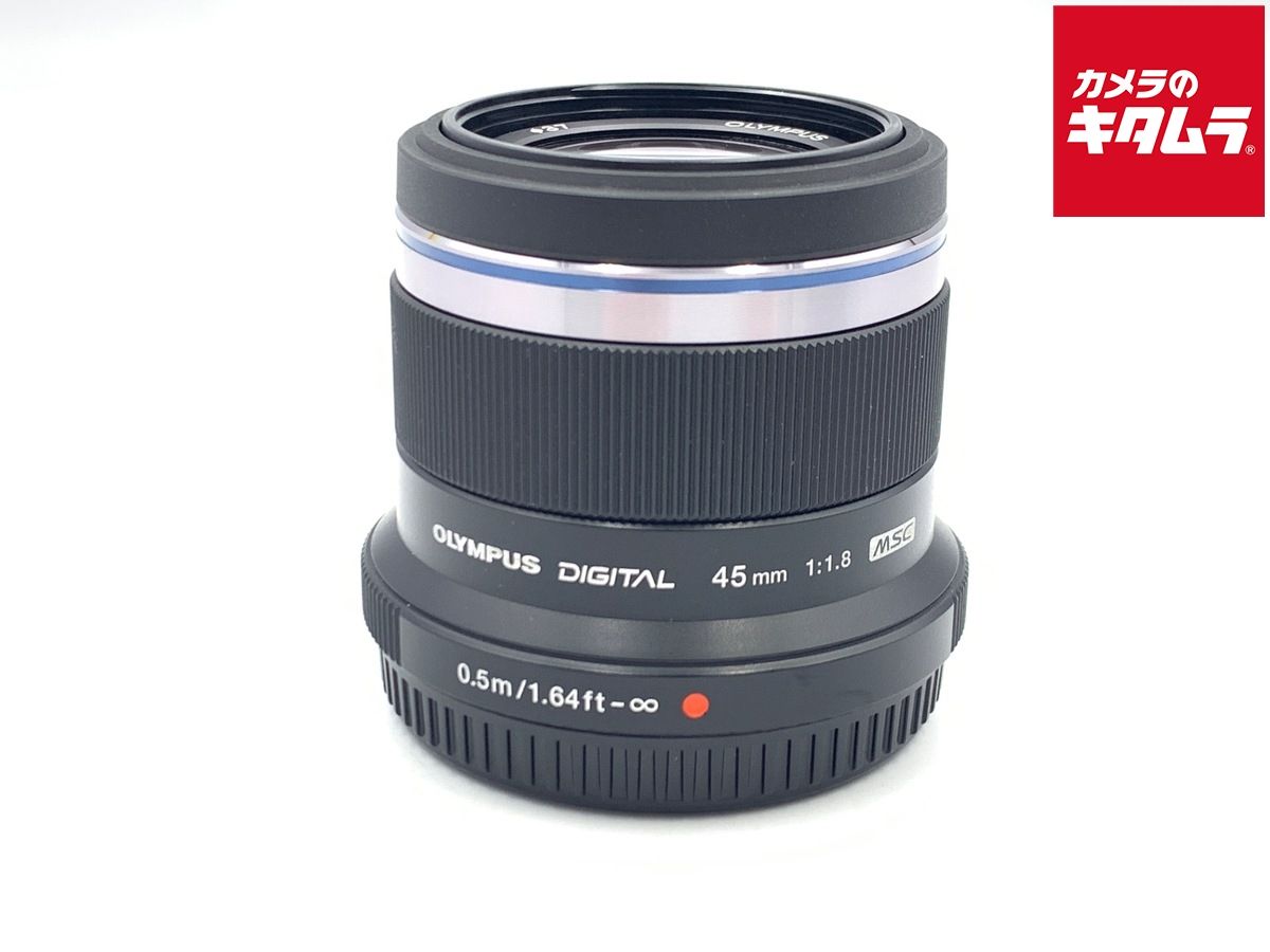 【中古】 【良品】 オリンパス M.ZUIKO DIGITAL 45mm F1.8 ブラック