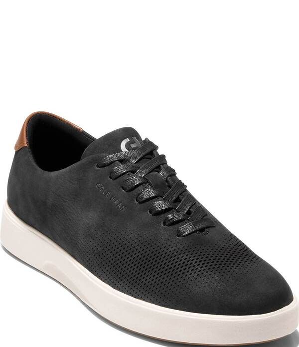 コールハーン メンズ シューズ スニーカー Cole Haan Mens GrandPro Cityspectre Laser Cut Sneakers BlackGolden HoneyIvory