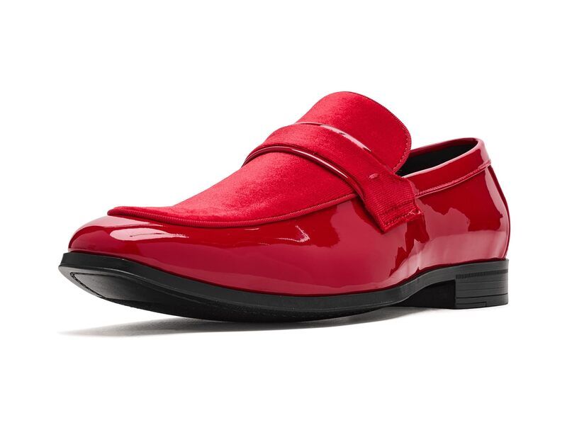 ステイシーアダムス メンズ シューズ オックスフォード Stacy Adamspratley Saddle SlipOn Red レッド