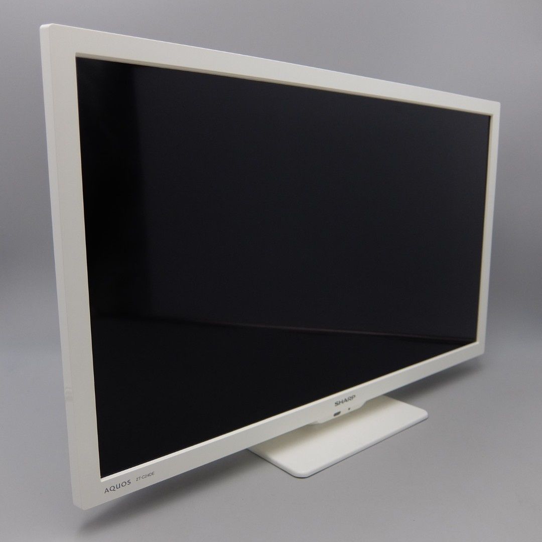 美品】シャープ 24V型 液晶 テレビ AQUOS 2T-C24DE-W ハイビジョン 外