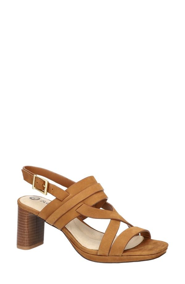 ベラヴィータ レディース シューズ ヒール サンダル Bella Vita Desoto Slingback Sandal Dark Tan Leather タン