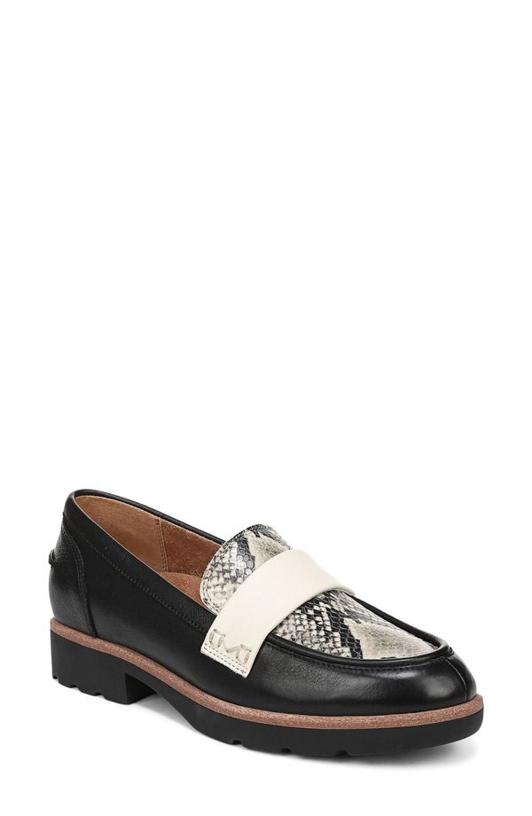 バイオニック レディース シューズ オックスフォード ローファー Vionicleo Loafer Black Multi ブラック