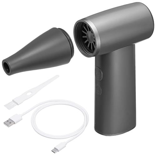 サンワダイレクト 電動エアダスター 充電式 USB-C 4段階風量調節 ガス不使用 自動噴射/手動噴射 逆さ噴射可能 軽量 コンパクト ブロワー 200-CDADE002mt 6152520c
