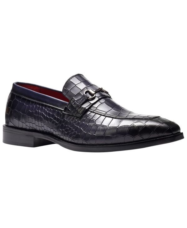 カルロスサンタナ メンズ シューズ スリッポン・ローファー Carlos by Carlosantana Mens Havana Bit Loafers Navy ネイビー