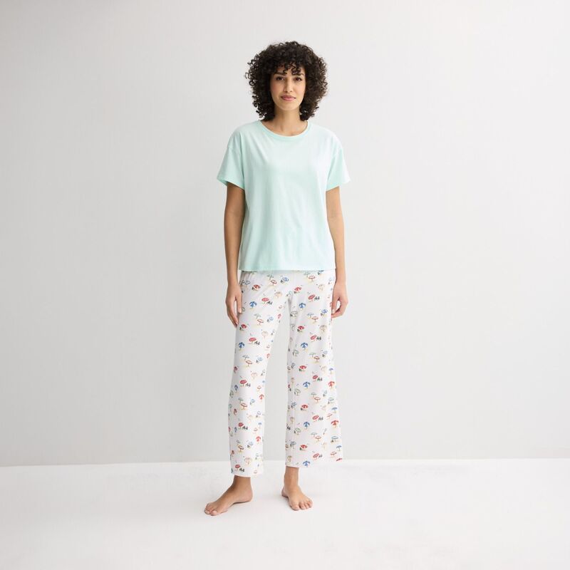 ソノマ レディース アンダーウェア ナイトウェア パンツ Womensonoma Goods For Life Pajama Top Pajama Pantset Mint Sorbet ミント