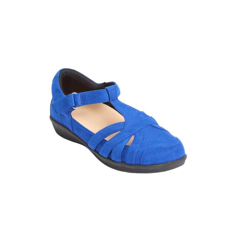 コンフォートビュー レディース シューズ サンダル Comfortviewomens The Landyn Orthotic Flat Dark Sapphire サファイア
