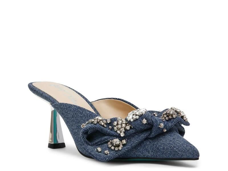 ベッツィジョンソン レディース シューズ サンダル Betsey JohnsonKena Mule Denim Blue デニム