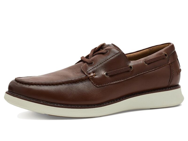フローシャイム メンズ シューズ スニーカー Florsheim Launch Moc Toe Boat Shoes Cognac Multi マルチカラー