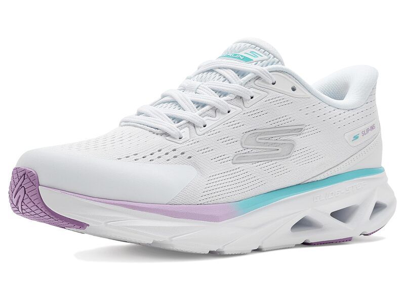 スケッチャーズ レディース シューズ スニーカー Skechers Glide Step Vortex Hands Free SlipIns WhiteMulti ホワイト