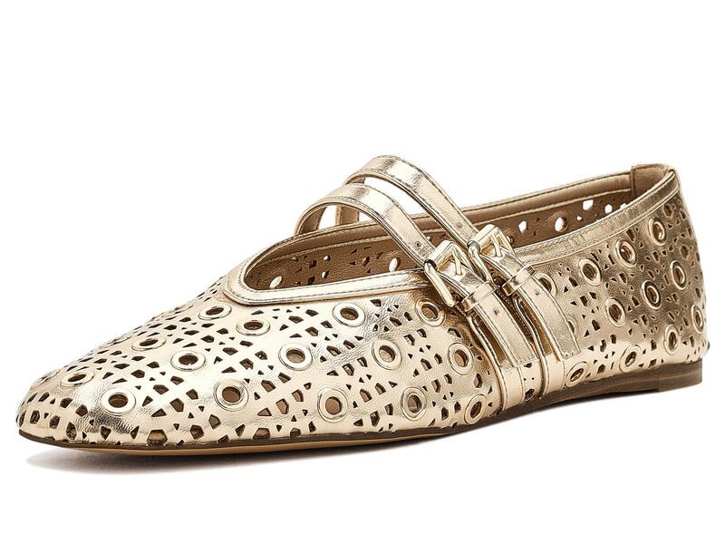 スティーブ マデン レディース シューズ サンダル Steve Madden LydiaP Gold Perforated ゴールド