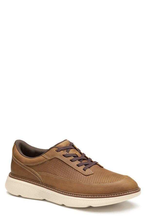ジョンストンアンドマーフィー メンズ シューズ オックスフォード レザー Johnston Murphy Hayden Stretch UThroat Leather Oxford Brown Oil