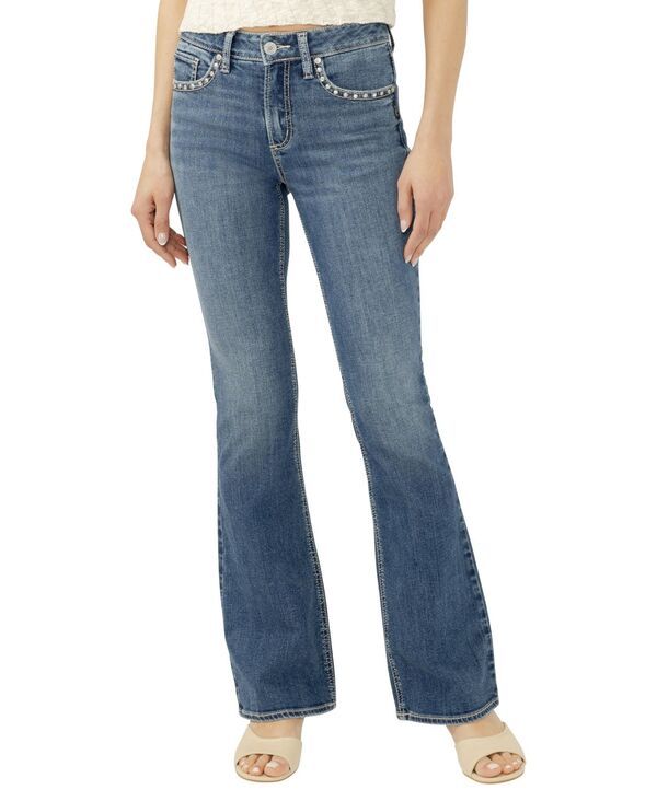 シルバー ジーンズ レディース ボトムス デニムパンツ ブーツカット ブーツ Silver Jeans Co Womens Avery HighRise Bootcut Jeans Crossroad