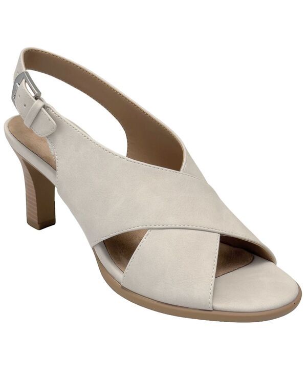 エアロソールズ レディース シューズ サンダル ヒール Aerosoles Womens Hollislingback Heeled Sandalstone Faux Nubuck ストーン