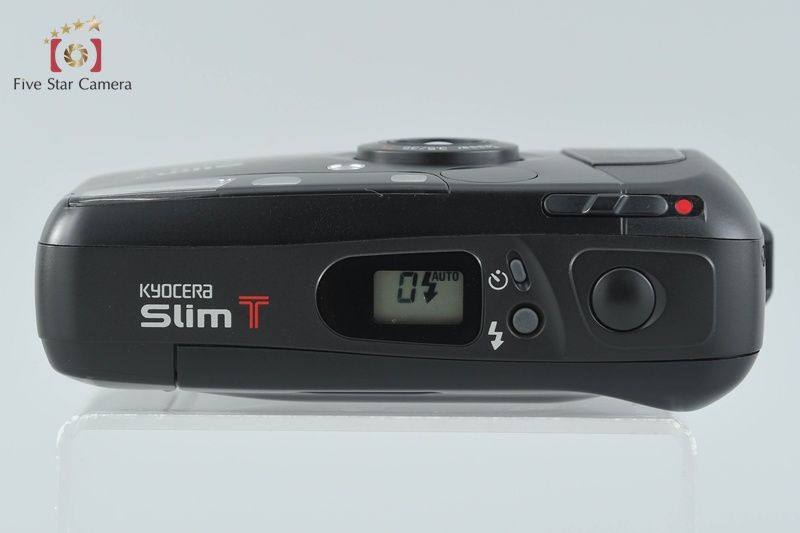 中古】Kyocera 京セラ Slim T ブラック コンパクトフィルムカメラ
