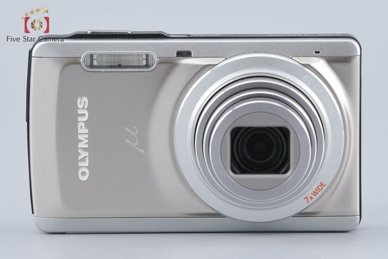 カメラ 【】OLYMPUS オリンパス μ-7040 チタニウムシルバー コンパクト
