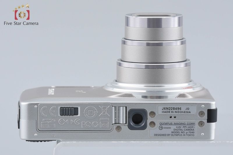 カメラ 【】OLYMPUS オリンパス μ-7040 チタニウムシルバー コンパクト