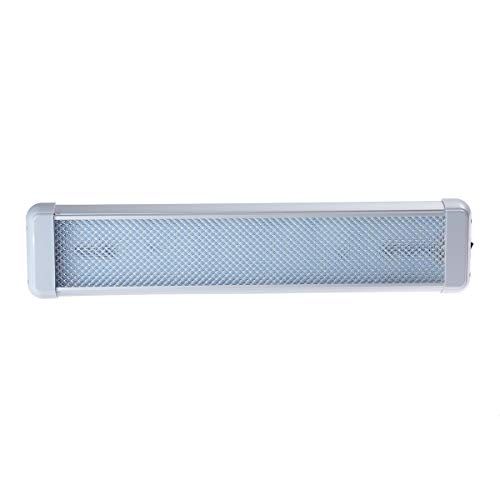 LEDルームランプ 車内灯 スイッチ付き 460mm 19.2W ハイエース 軽バン キャンピングカー スズキエブリィ トラック 軽トラ 荷台 船 キャビンに 12V/24V兼用 (1本)as