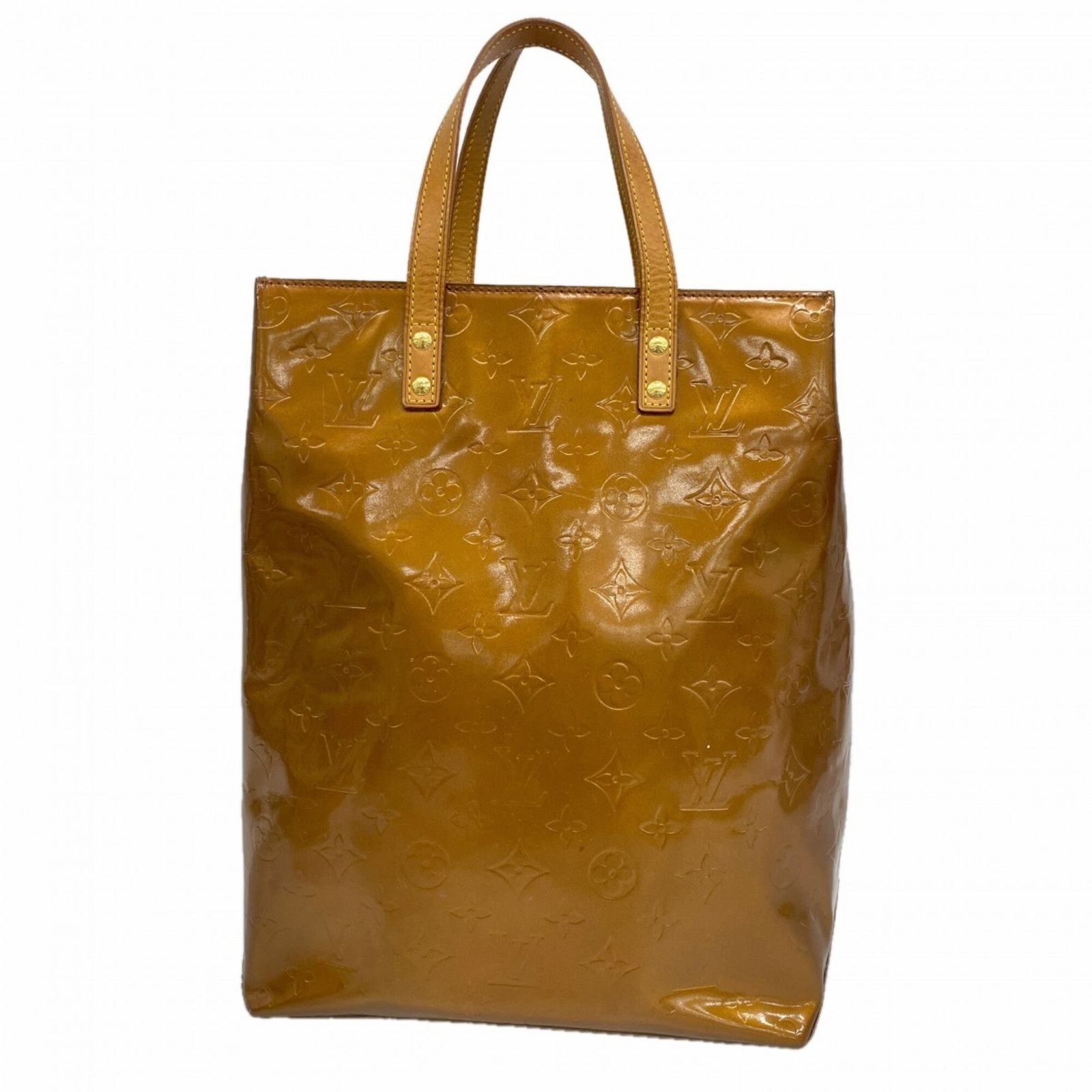 ルイ・ヴィトン(Louis Vuitton) ルイ・ヴィトン トートバッグ ヴェルニ リードMM M91143 ブロンズレディース
