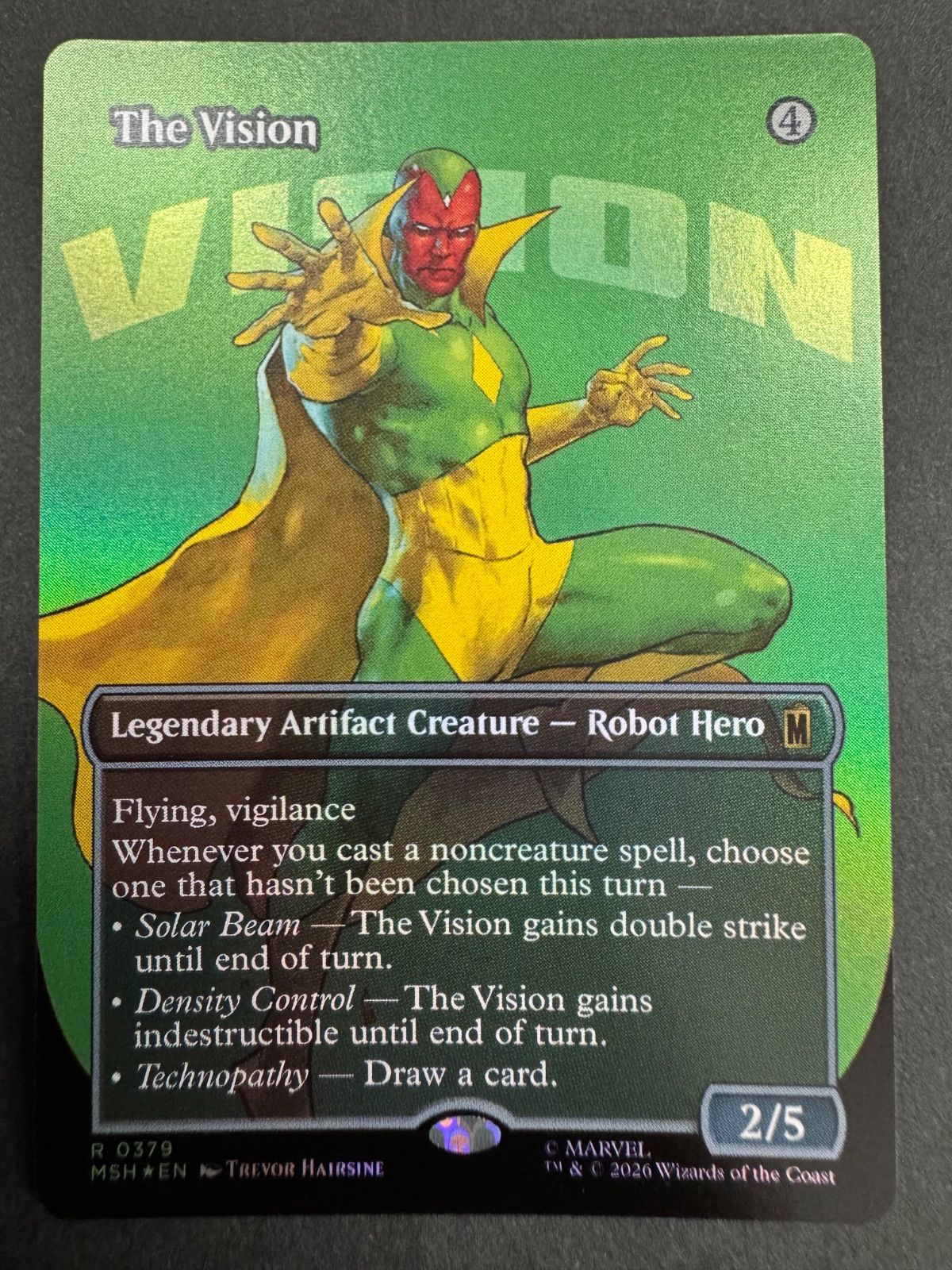 MTG ヴィジョン 英語 foil ボーダーレス MSH マーベル MARVEL マーベル