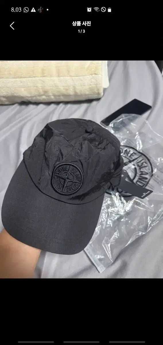 STONE ISLAND ストーンアイランド ベースボールキャップ ブラック 9,143円