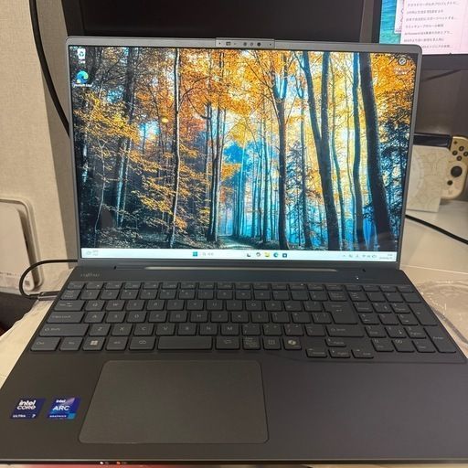 【美品】富士通 FMV PH77/J3　Core Ultra 7／16GB／512GB SSD　2024年モデル　Windows 11